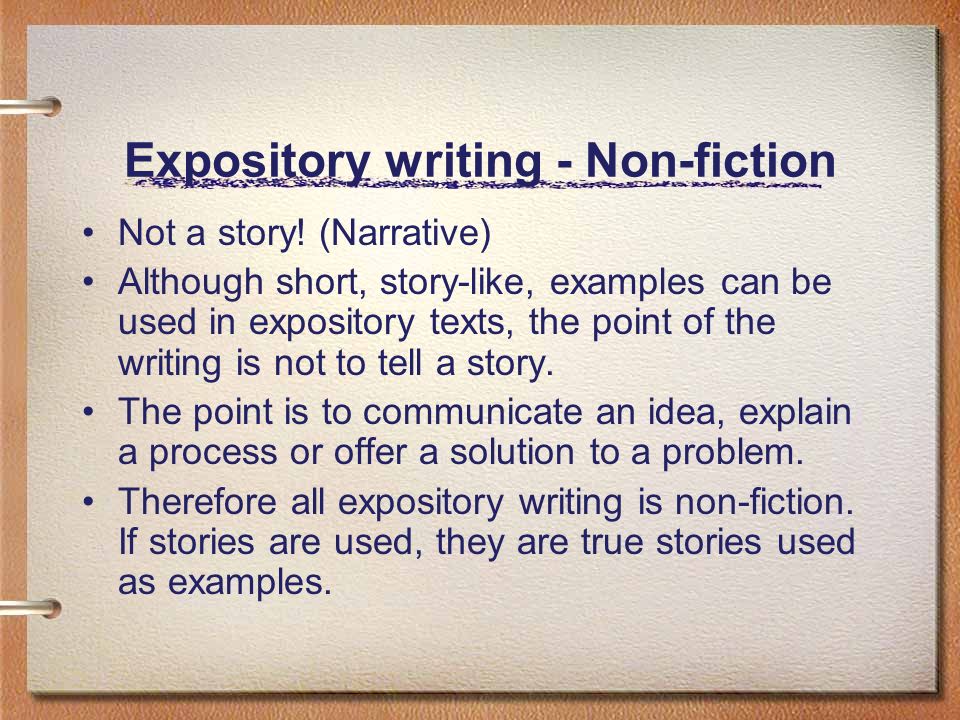 Non fiction narrative essays
